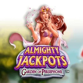 Official Jackpots logo: Almighty Jackpots: Garden of Persephone by Novomatic at Stonevegas Casino