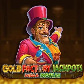 Gold Factory Jackpots Mega Moolah logo – Jackpots by Aurum Signature Studios at Stonevegas Casino