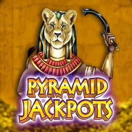 Pyramid Jackpots slot logo by King Show Games at Stonevegas Casino