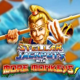 Stellar Jackpots with More Monkeys slot icon by Lightning Box Game, available at Stonevegas Casino