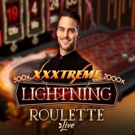 XXXtreme Lightning Roulette slot logo by Evolution at Stonevegas Casino